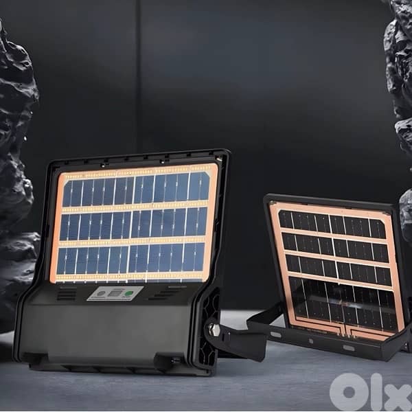 Bifacial Solar Light 300W and 400W Motion Sensor and remote 1