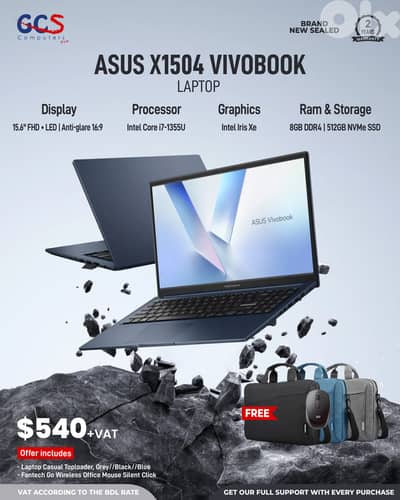 Asus X1504 Vivobook Laptop