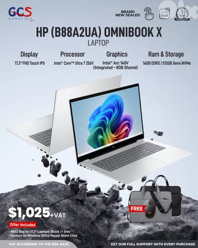 HP (B88A2UA) Omnibook X Laptop