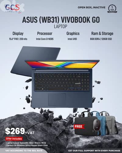 Asus (WB31) VivoBook GO Laptop