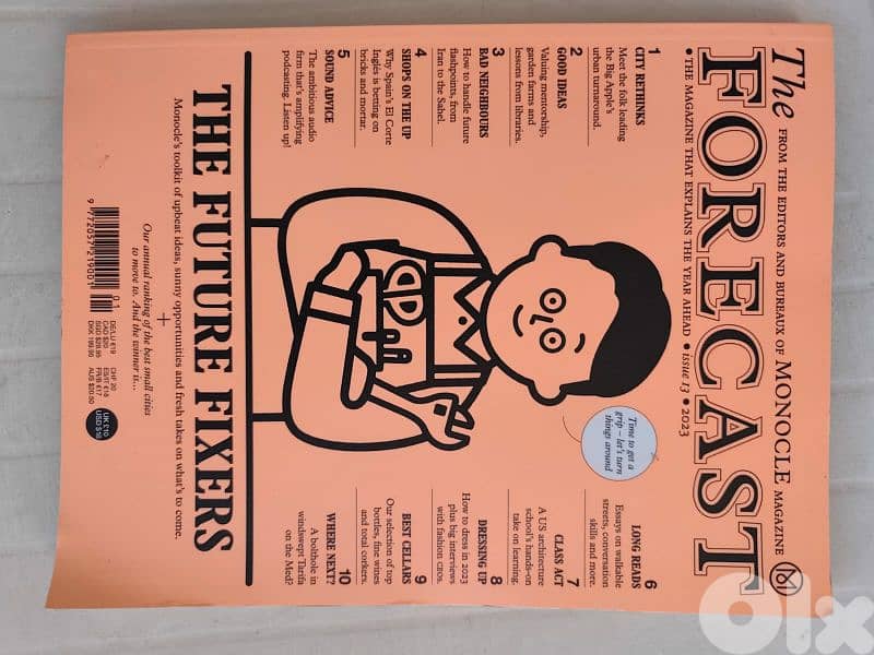 the forecast Monocle magazine,issue 13,2023,The future fixers 1