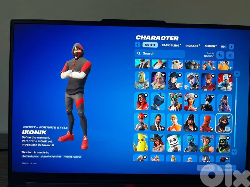 STACKED OG FORTNITE ACCOUNT 1