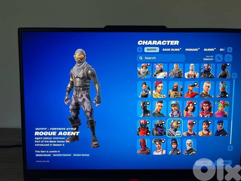 STACKED OG FORTNITE ACCOUNT 3