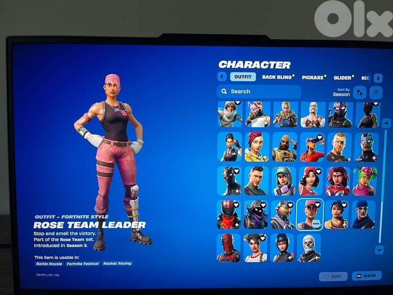 STACKED OG FORTNITE ACCOUNT 4
