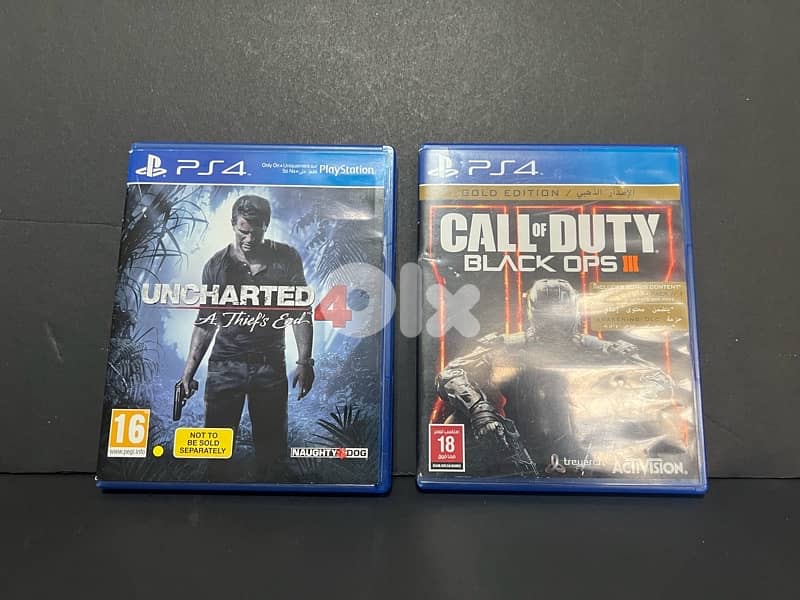 CDS BLACK OPS lll + Uncharted 4 2
