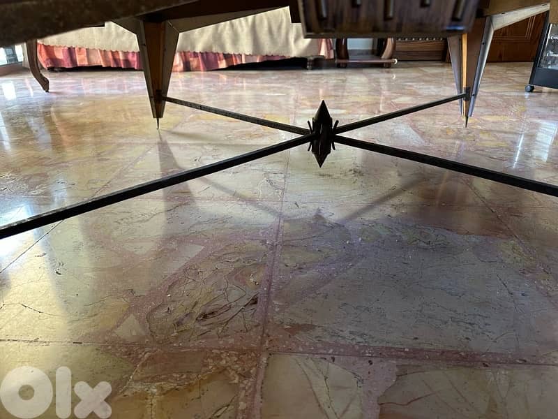 Vintage Handmade Solid Coffee Table – Heavy Duty – Antique Style 2