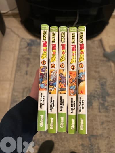 5 premier tomes dragon ball super