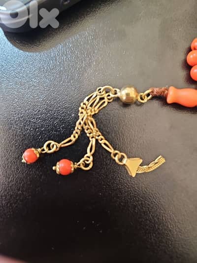 مسبحة مرجان ايطالي سرديني