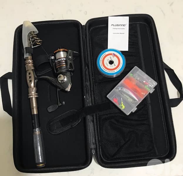 Fiber telescopic fishing rod 1