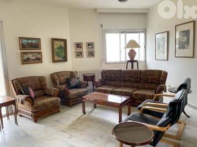 300 SQM Prime Location Apartment in Broumana, Metn with Partial view