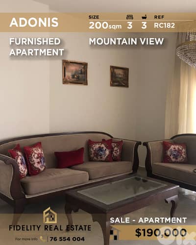 Apartment for sale in Adonis RC182 شقة  للبيع في أدونيس