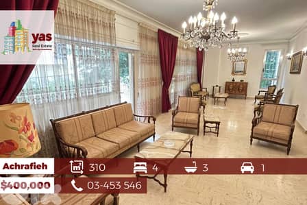 Achrafieh 310m2 | Upgraded Flat | Prime Location | Spacious | WI |