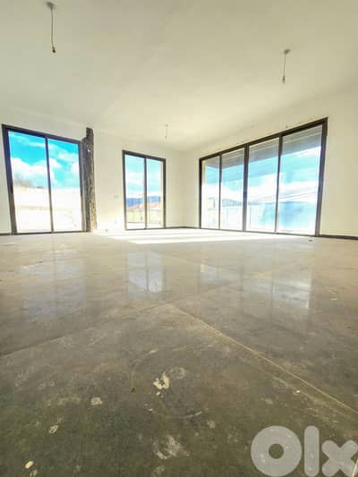 150 SQM Apartment in Baabdat with Mountain View + 200 SQM Terrace