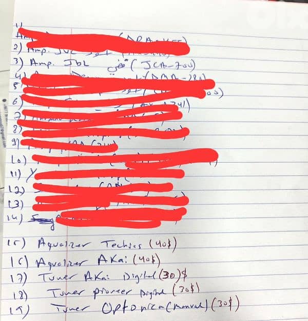 Amplifier. equalizer. Tuner 7