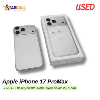 Used Apple iPhone 17 ProMax