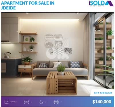 150m2 apartment with prime location 4sale in Jdeide - شقة في الجديدة