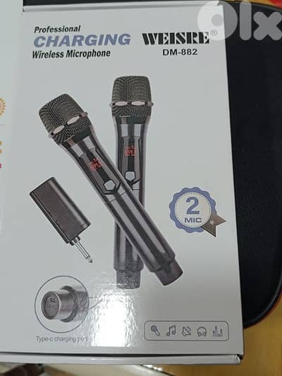 Professional  wireless microphone rechargeable batteries