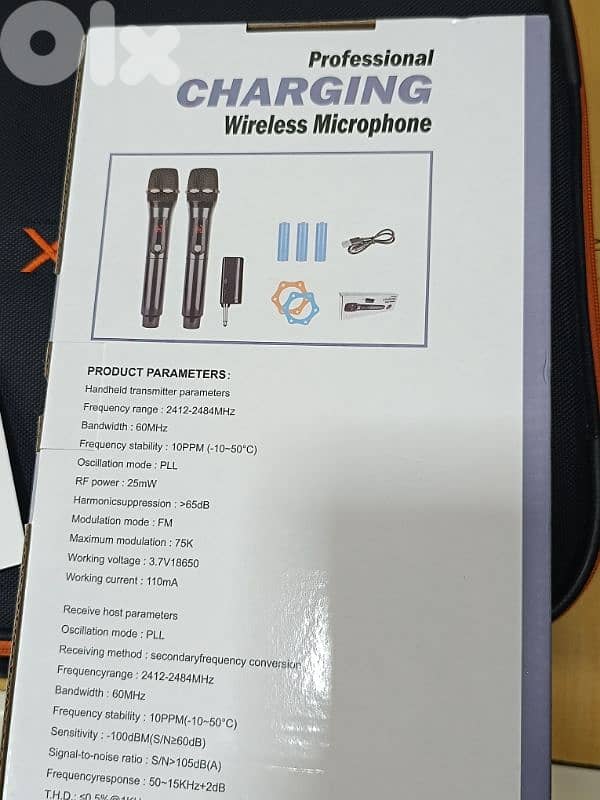 Professional  wireless microphone rechargeable batteries 3