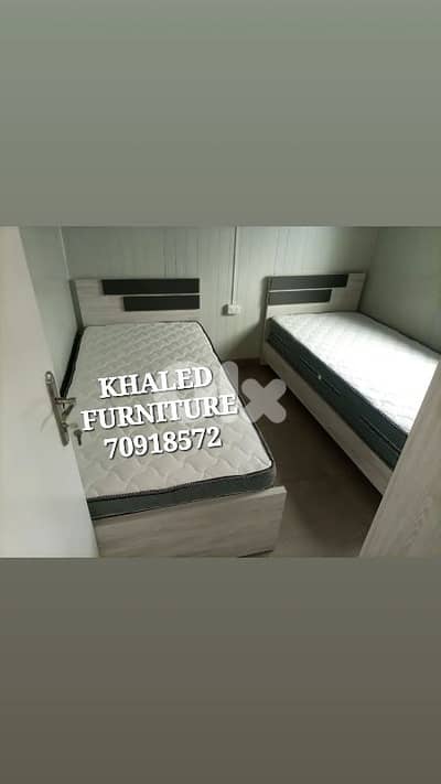 تختين مفرد و نص مع فرشات طبية جديدة من المعمل