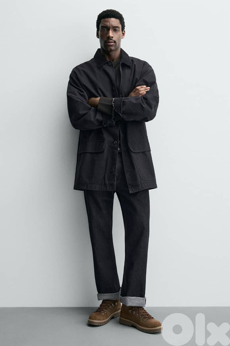 Zara - CHUNKY LEATHER BOOTS SIZE 41 10