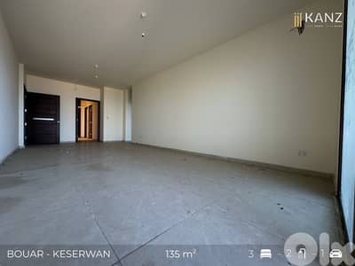 Apartment For Sale In Bouar - Keserwan - شقة للبيع في البوار كسروان