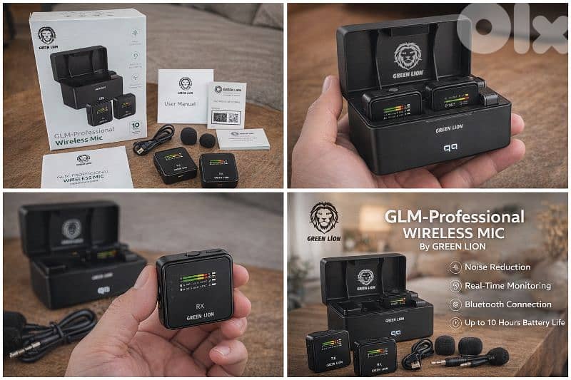 microphone wireless green lion professional 1