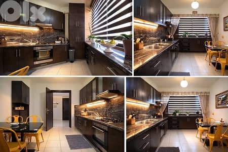 مطبخ رائع للبيع kitchen for sale (cabinets,sink,gaz and oven)