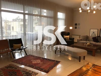 L16186- Fully Furnished Elegant Decorated Apartment For Rent in Badaro