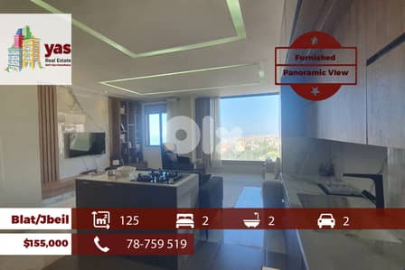 Blat/Jbeil 125m2 | Furnished | Panoramic View | Calm Street | ABA
