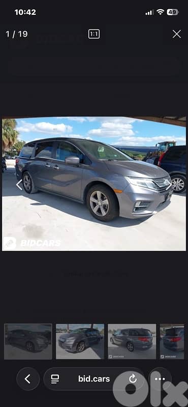 Honda Odyssey 2018 EXL / clean carfax