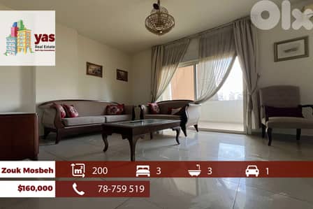 Zouk Mosbeh 200m2 | Prime location | Calm Area | EL