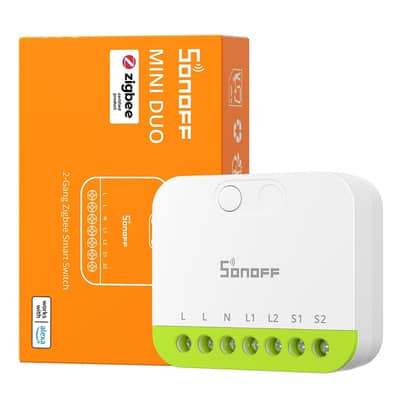 Sonoff MINI DUO 2-Gang Zigbee Smart Switch MINI-ZB2GS