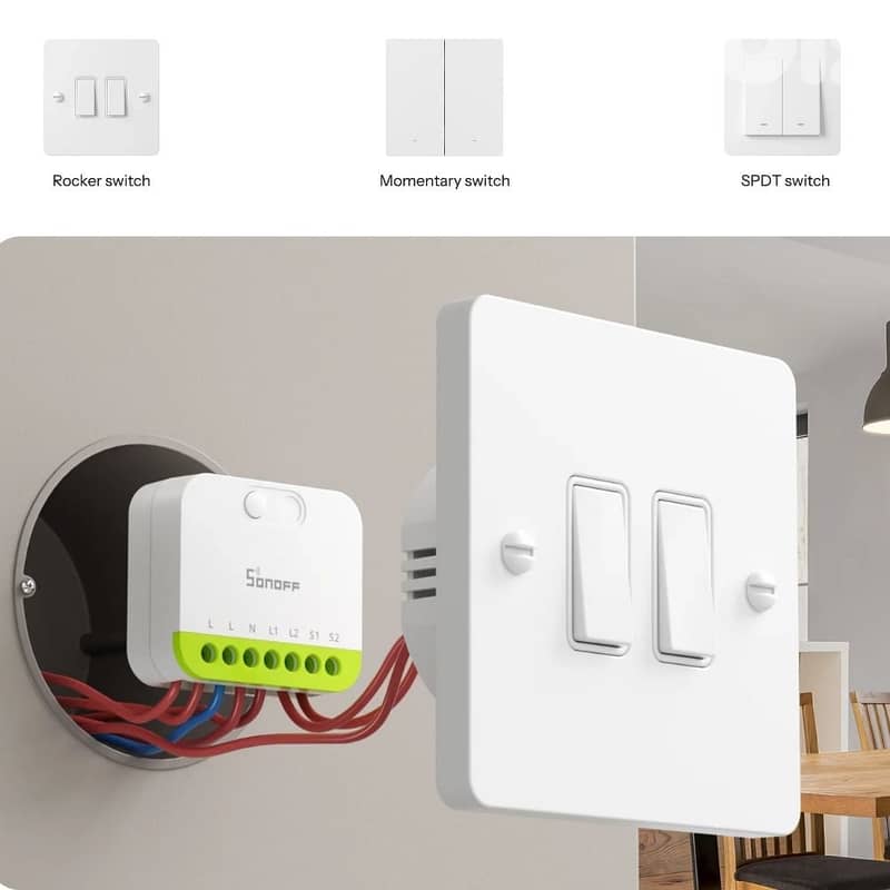Sonoff MINI DUO 2-Gang Zigbee Smart Switch MINI-ZB2GS 2