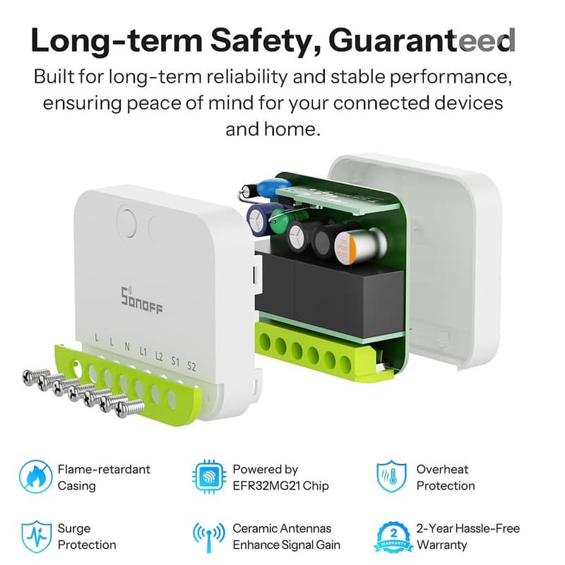 Sonoff MINI DUO 2-Gang Zigbee Smart Switch MINI-ZB2GS 6