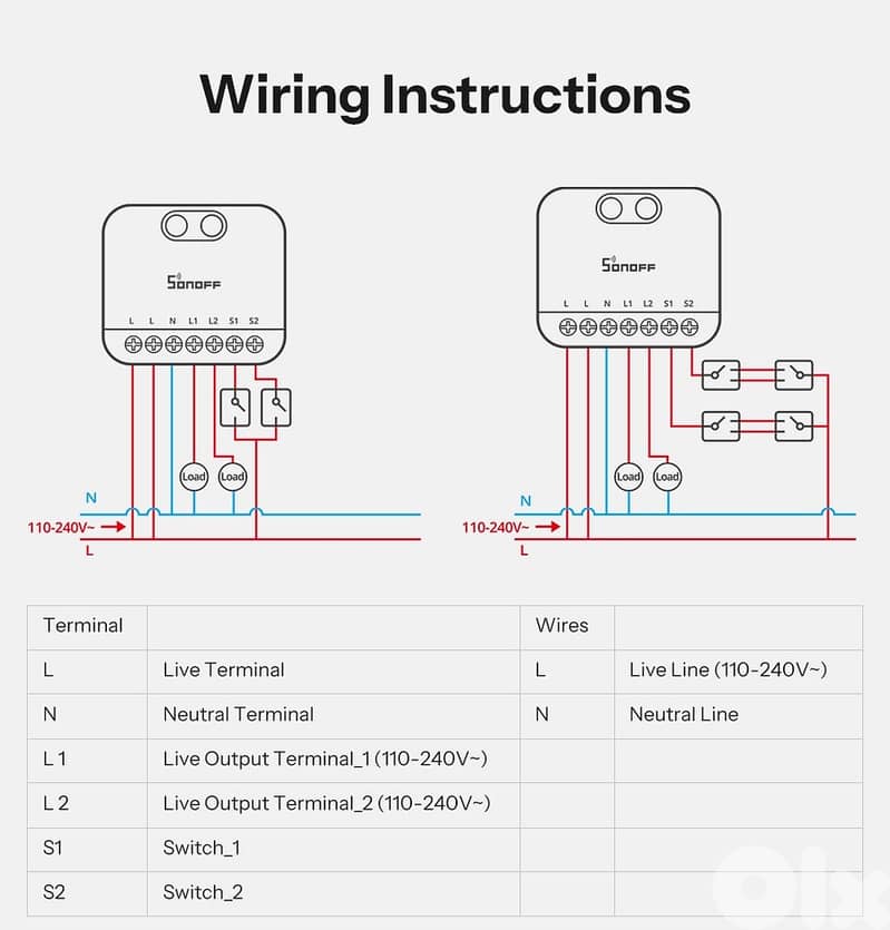 Sonoff MINI DUO 2-Gang Zigbee Smart Switch MINI-ZB2GS 7