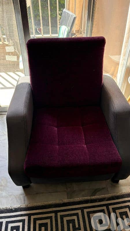 sofa bed +one small 3