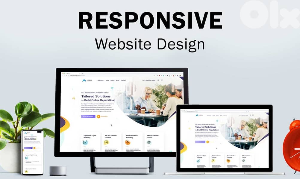 Responsive and Professional Website Design / pay at delivery 1