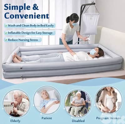 Inflatable Wash Basin  حوض غسيل قابل للنفخ للمرضى