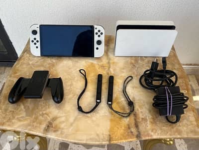 Nintendo Switch OLED with Dock and Accessories- Excellent Condition