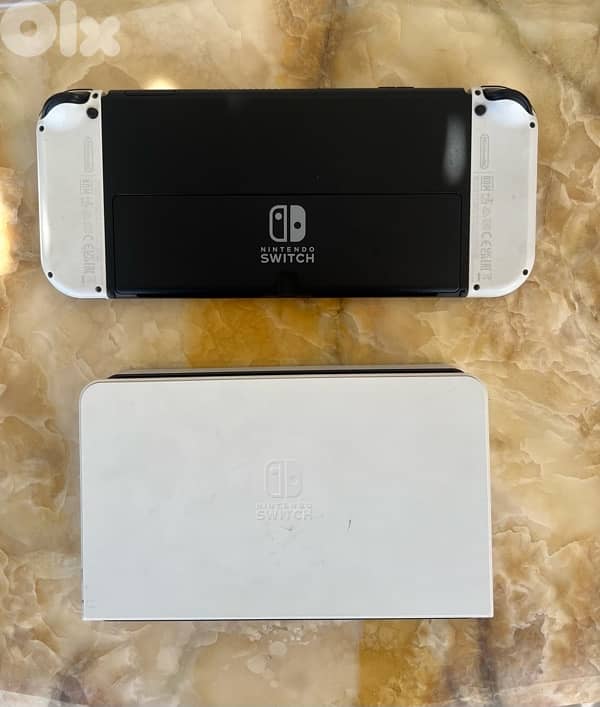 Nintendo Switch OLED with Dock and Accessories- Excellent Condition 1