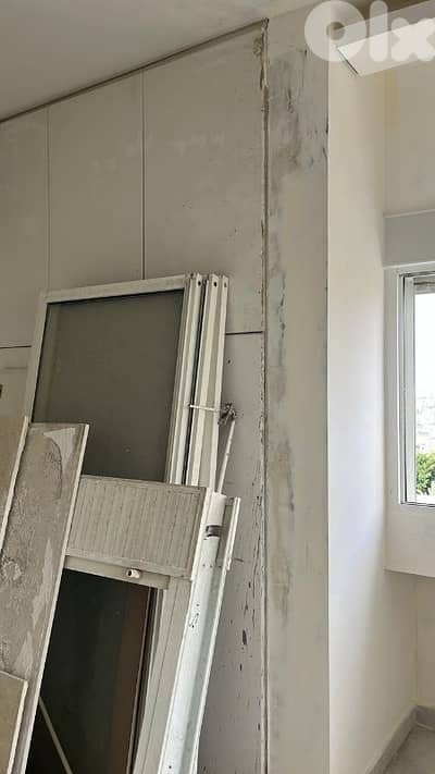 Aluminum windows doors closet stone toilet الومنيوم خشب خزانة حجر حمام