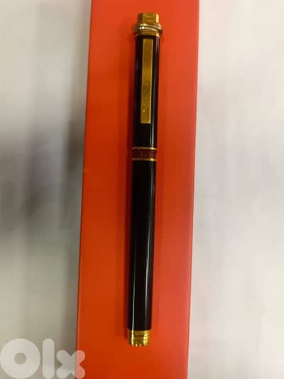 Cartier Luxury Black & Gold Ballpoint Pen – Excellent Condition