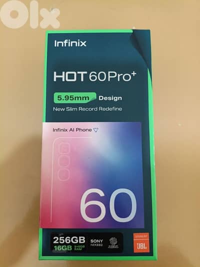 infinix hot 60 pro plus 256gb and 16 ram waterproof curved screen .