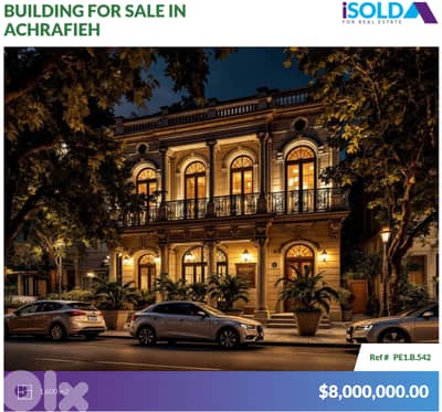 Great Investment! Building with Prime Location 4sale in Achrafieh