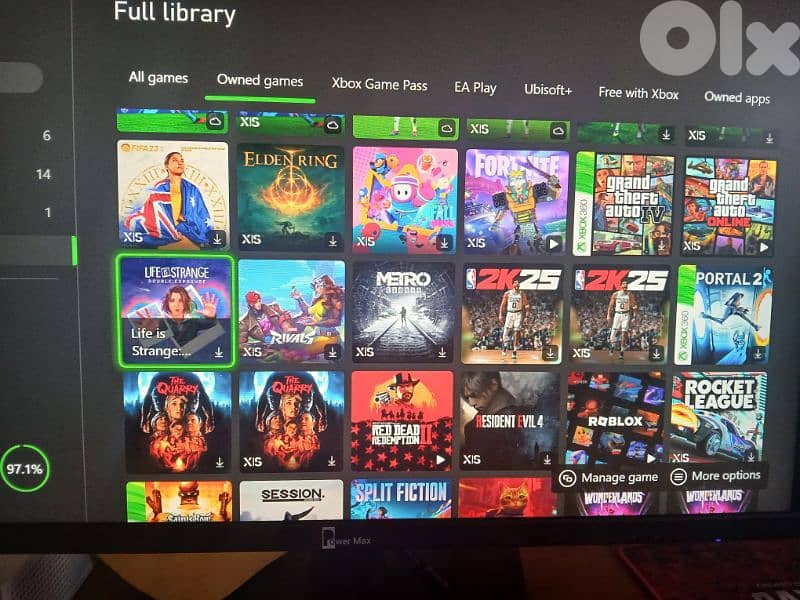 xbox series s 2 controlers 39 games not game pass 3