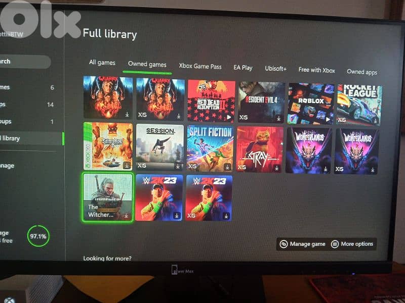 xbox series s 2 controlers 39 games not game pass 4