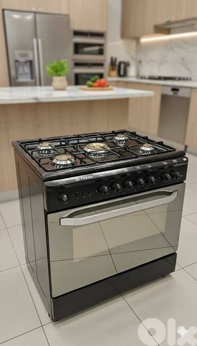 gas oven 5 burners FESH made in egypt فرن ٥ عيون مصري