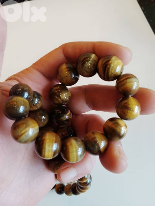 Unique Women Necklace Tiger Eye Beads 6
