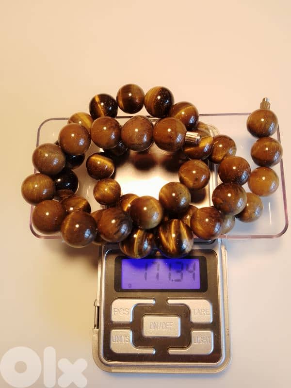 Unique Women Necklace Tiger Eye Beads 7