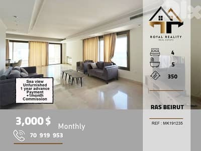 apartments for rent in ras Beirut شقق للايجار في راس بيروت